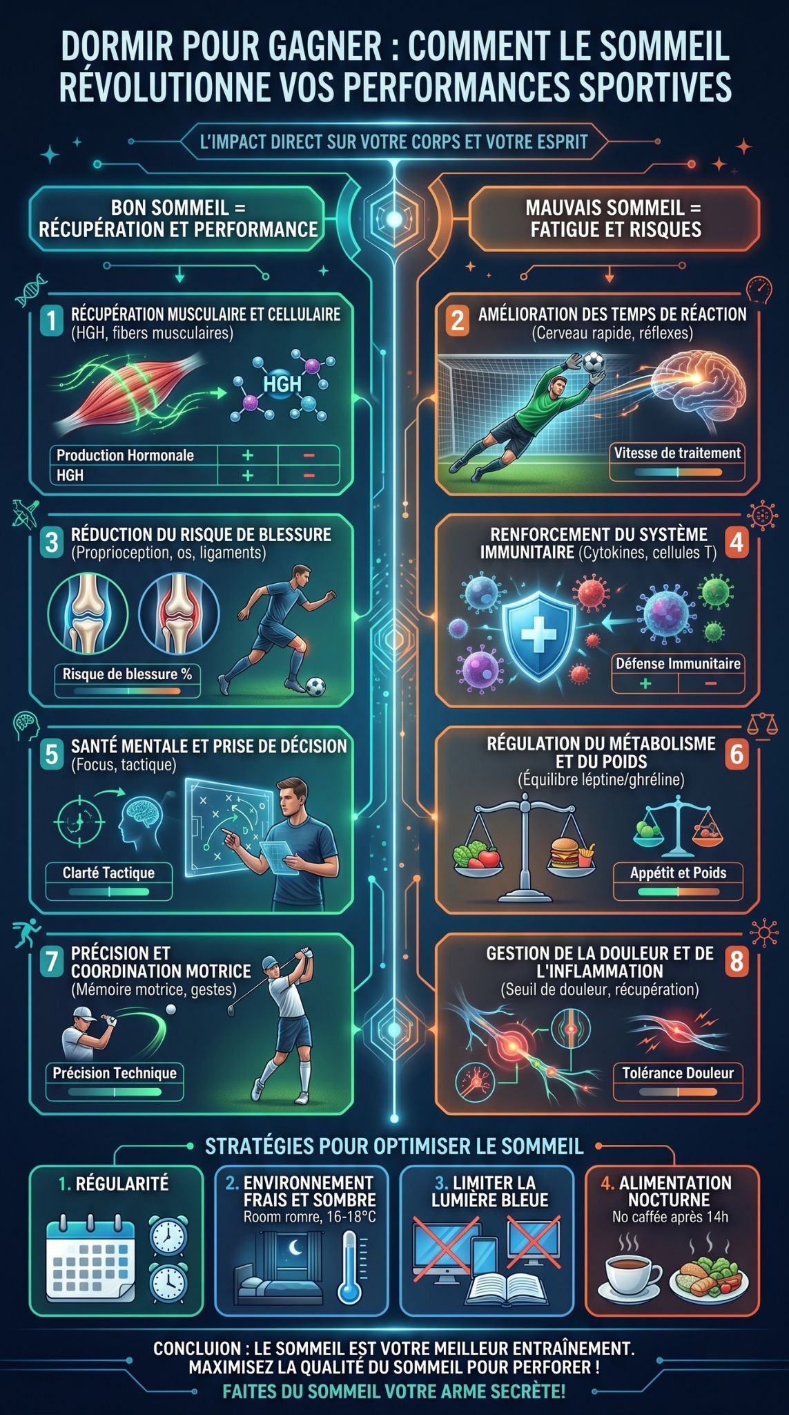 qualité du sommeil et performance sportive
