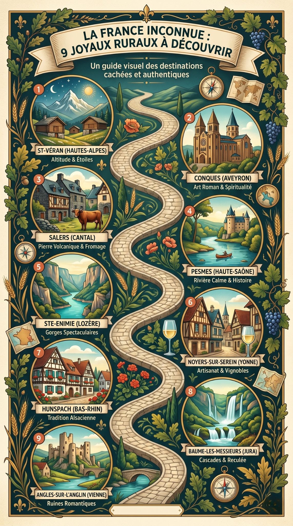 destinations rurales cachées en France