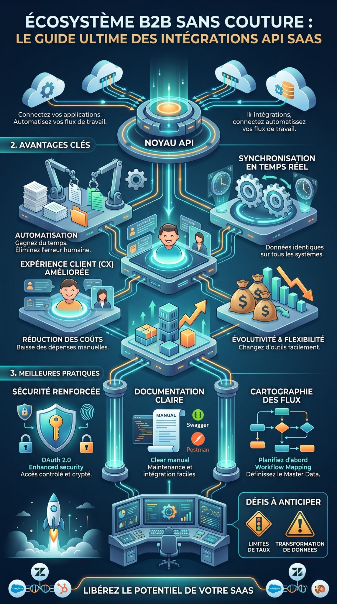 Intégrations API B2B SaaS