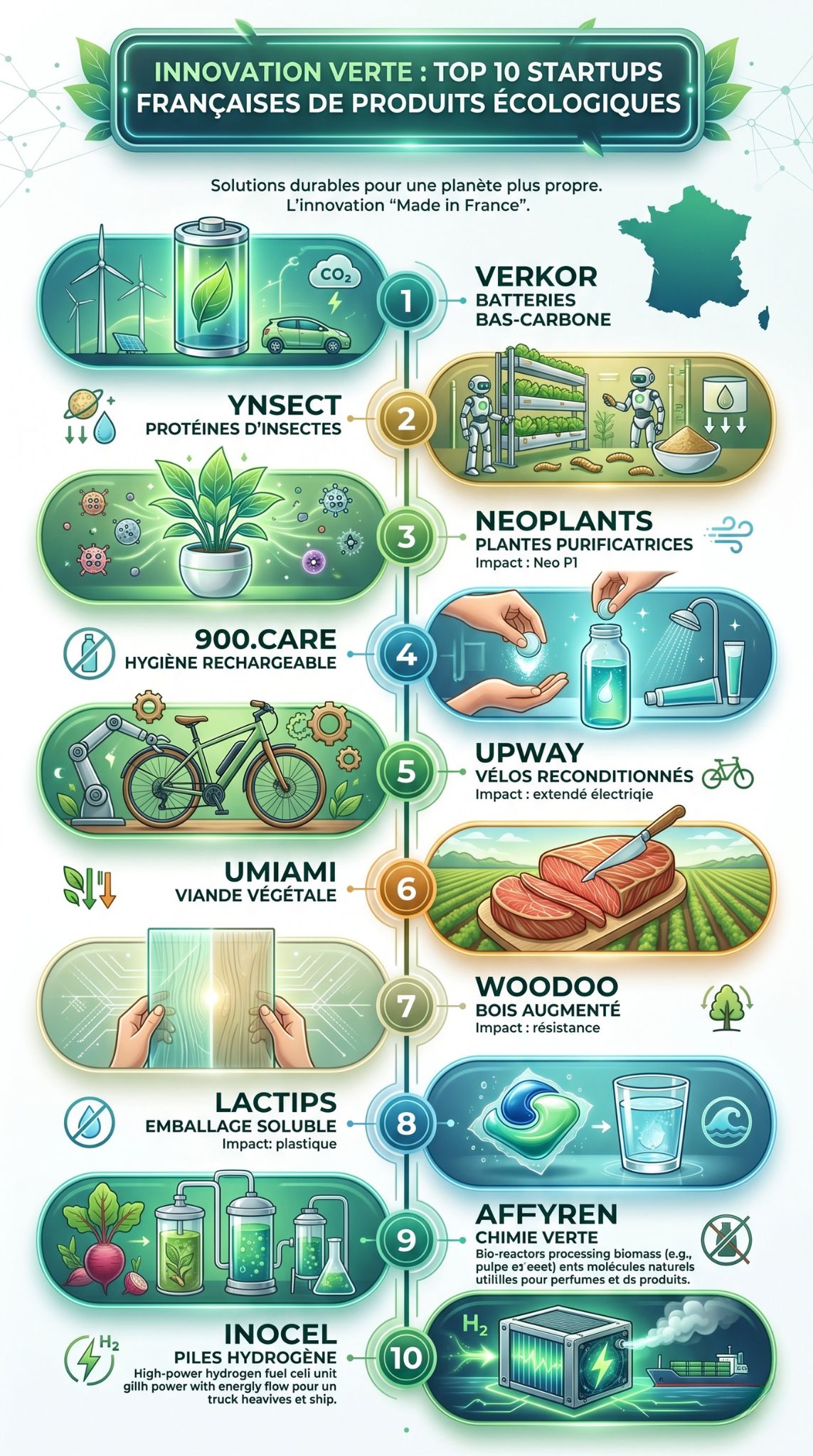 startups françaises de produits écologiques