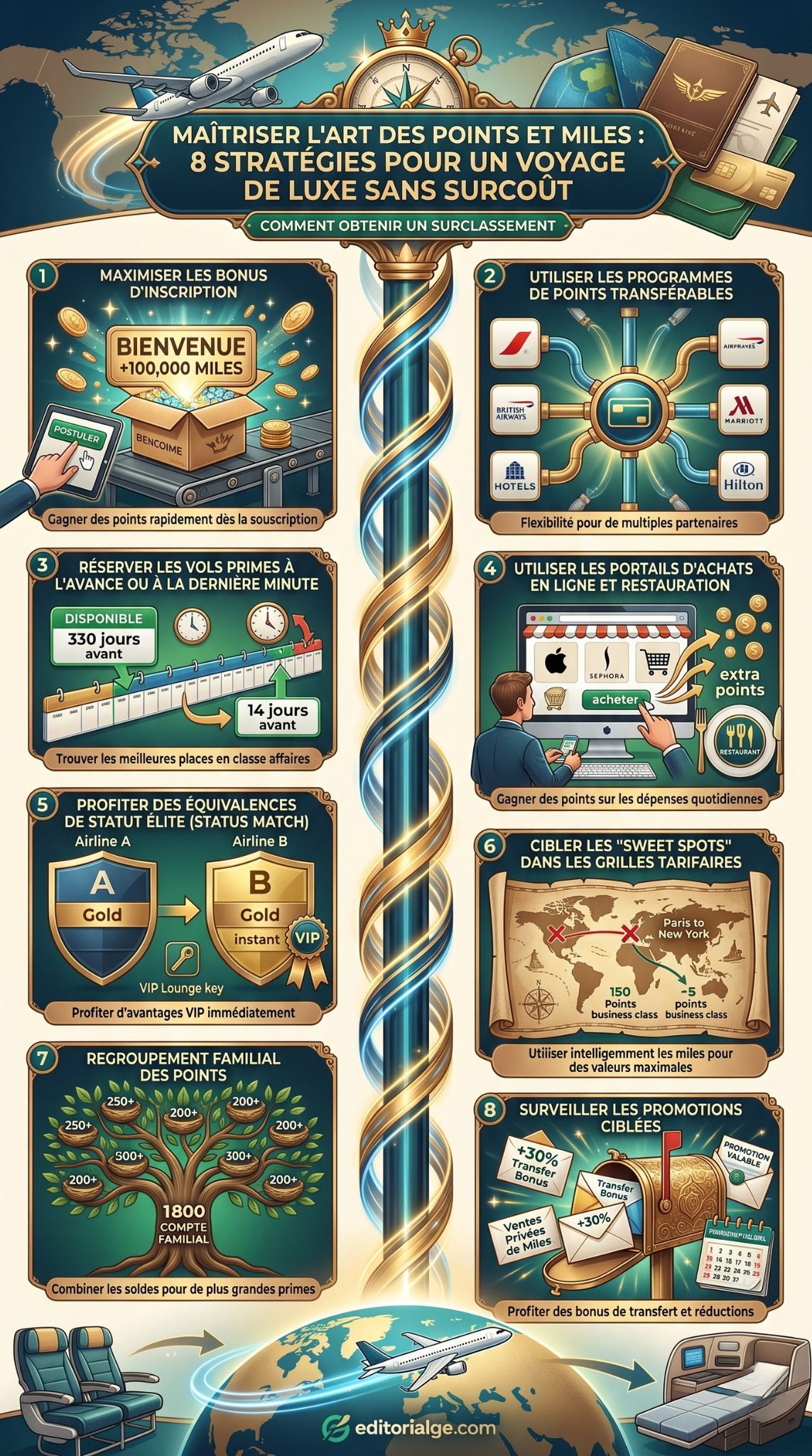 stratégies de points et miles