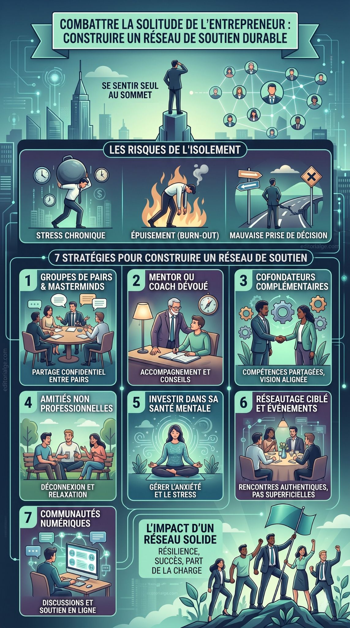 Solitude de l'entrepreneur