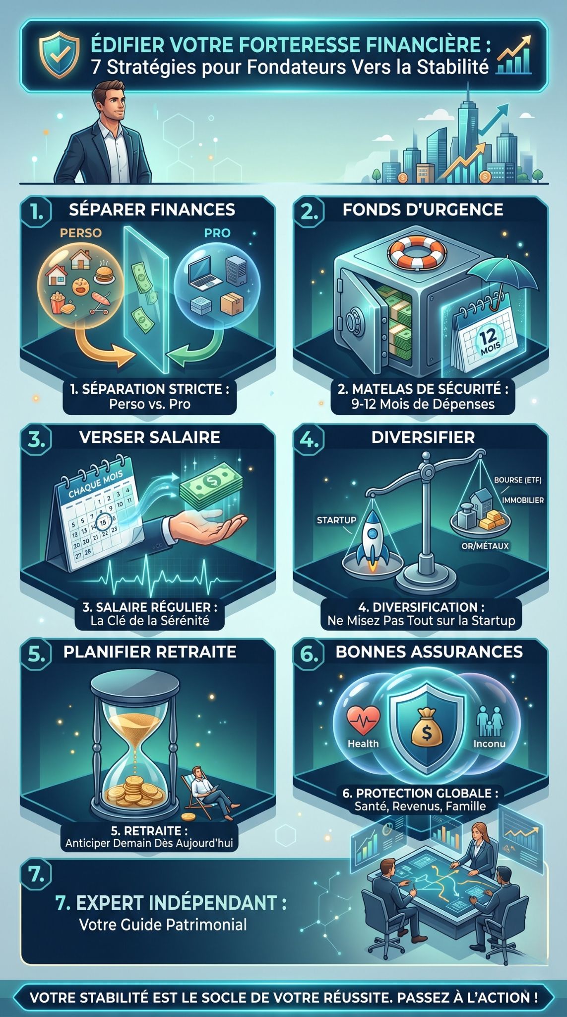stratégies financières pour fondateurs