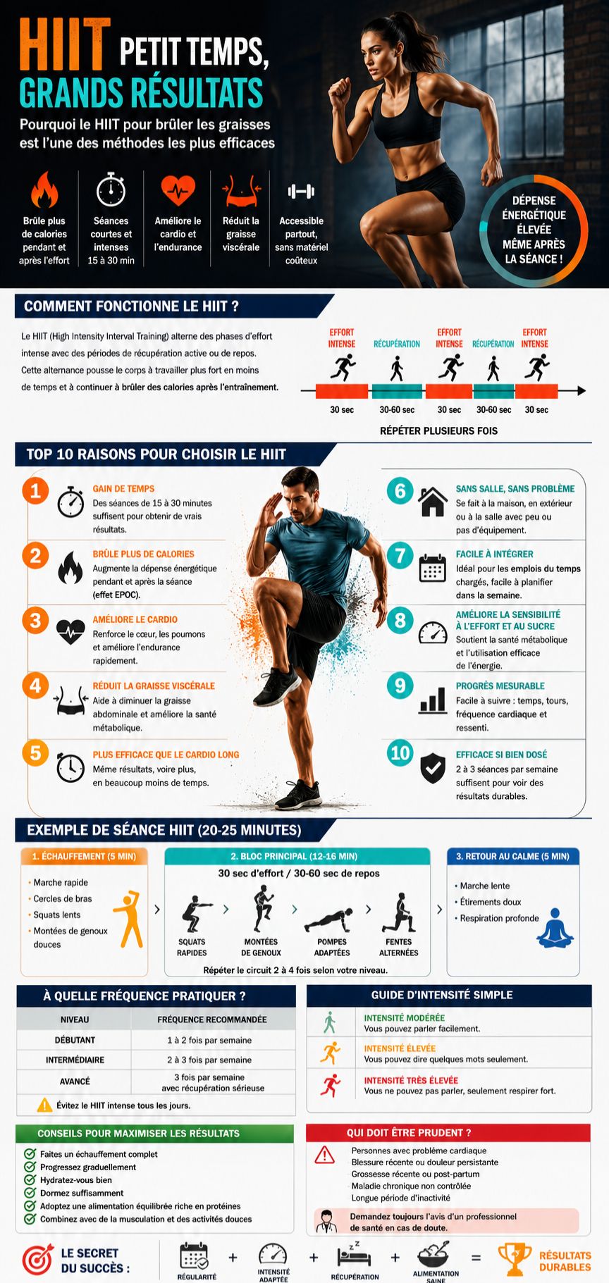 HIIT pour brûler les graisses