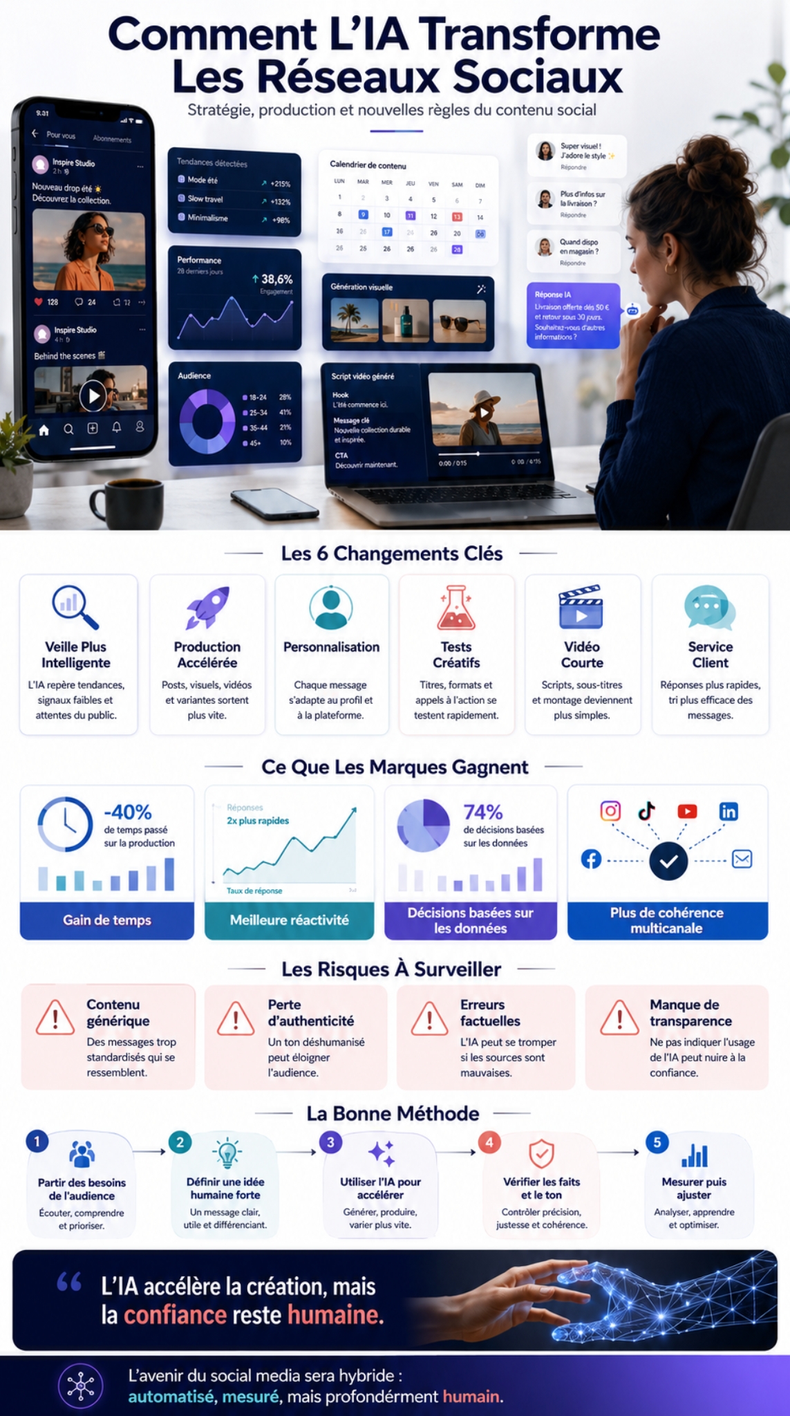 impact de l’IA sur les réseaux sociaux