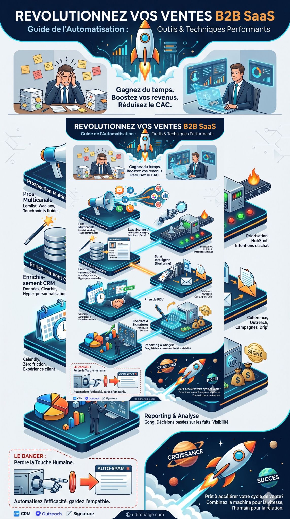 Automatisation des ventes B2B SaaSv