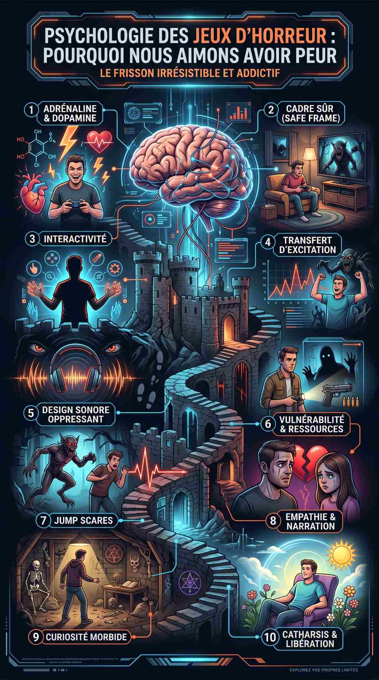 Psychologie des jeux d'horreur