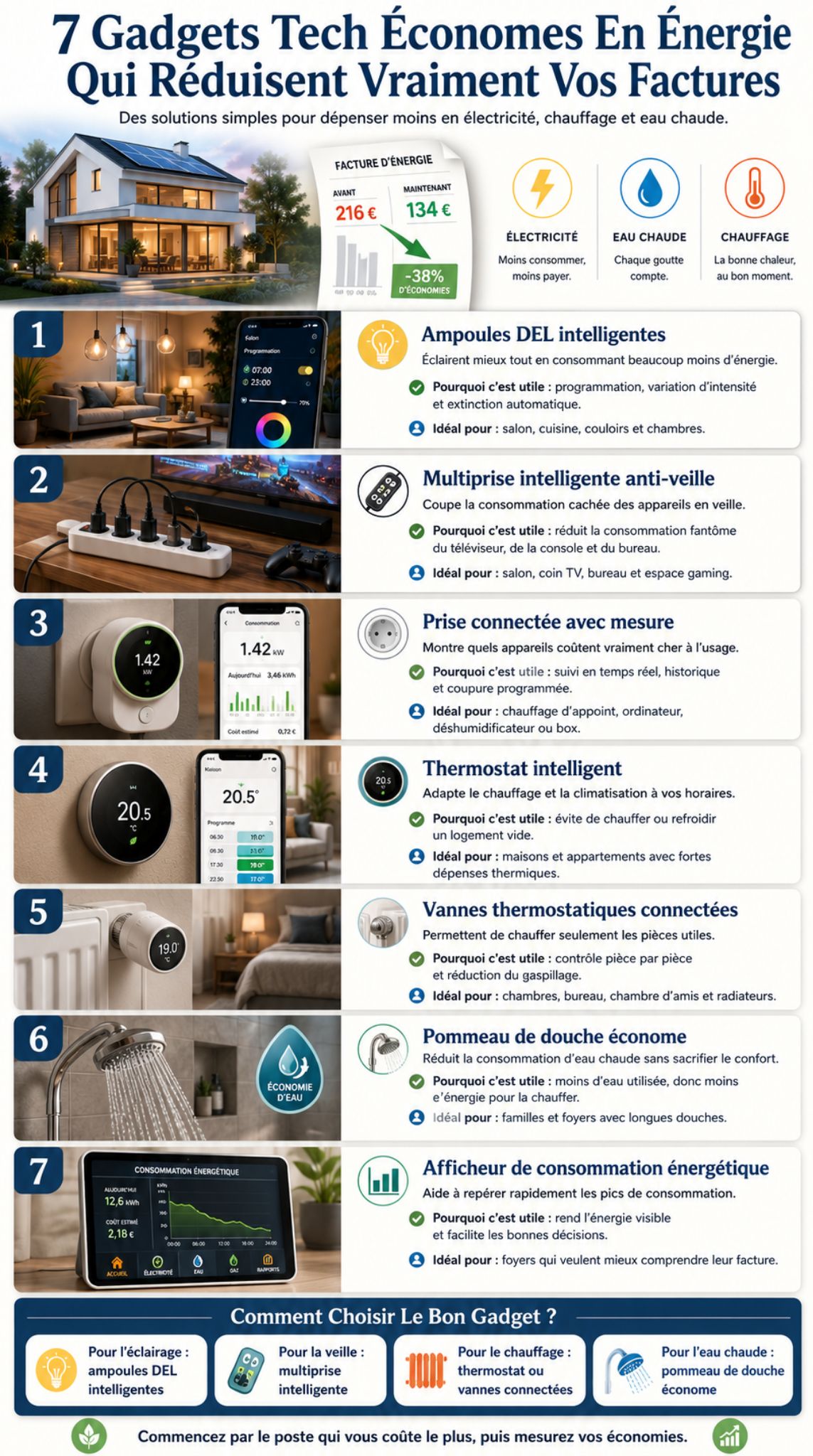 gadgets tech économes en énergie