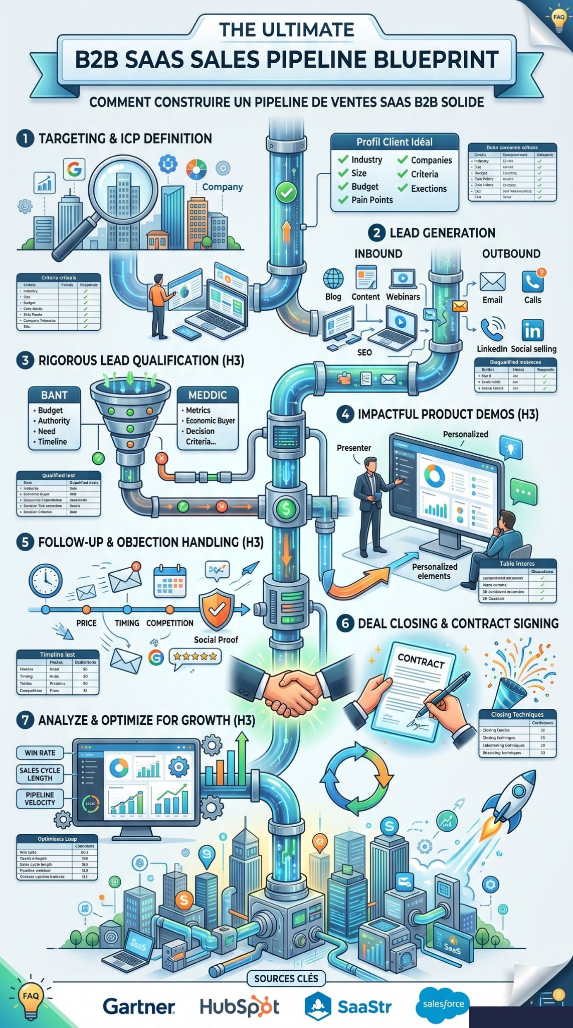 pipeline de ventes SaaS B2B