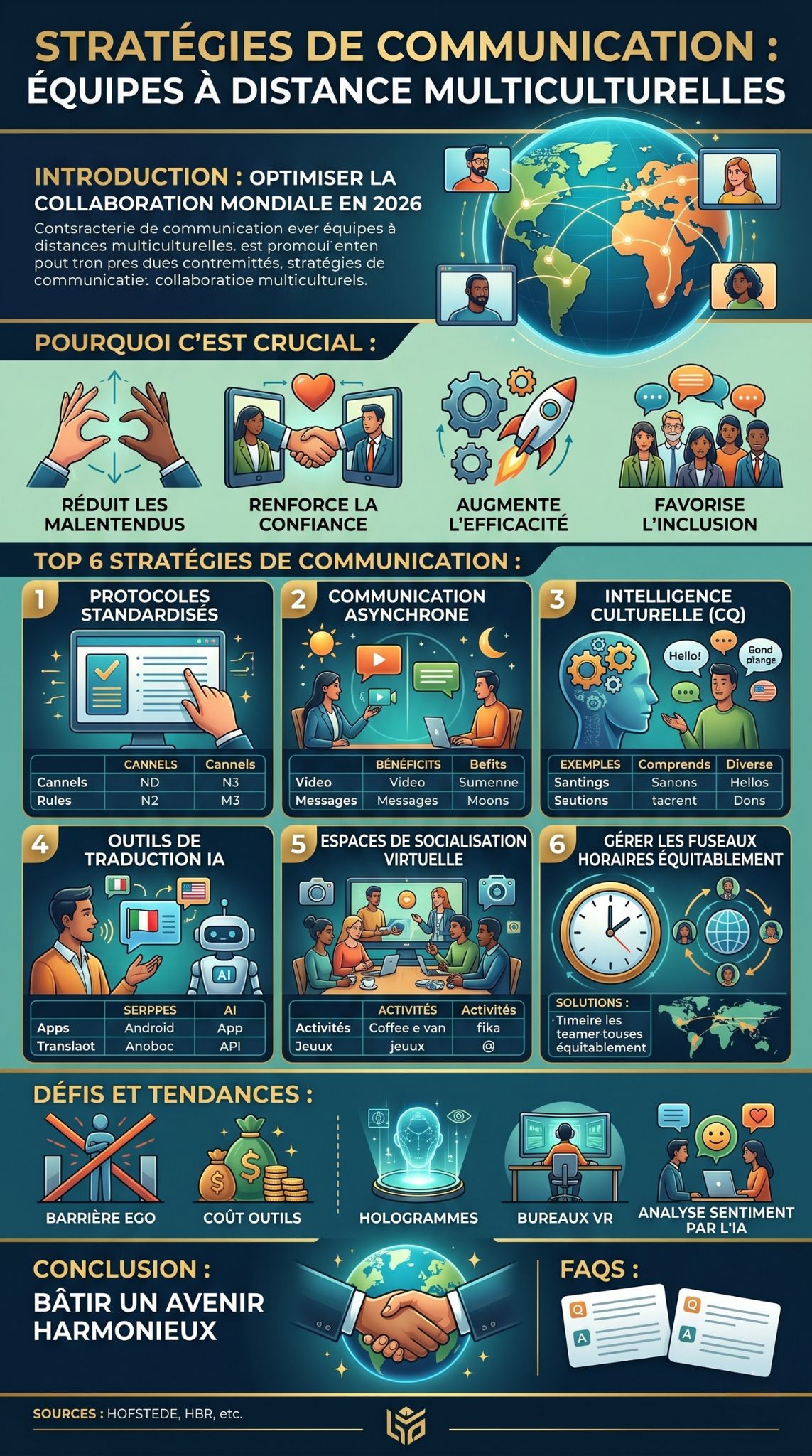 Stratégies de communication pour les équipes à distance