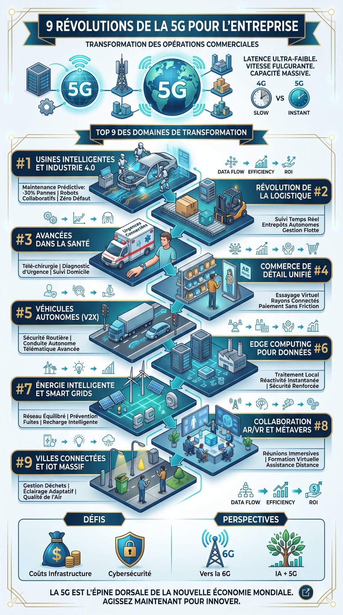 Transformation des opérations commerciales par la 5G