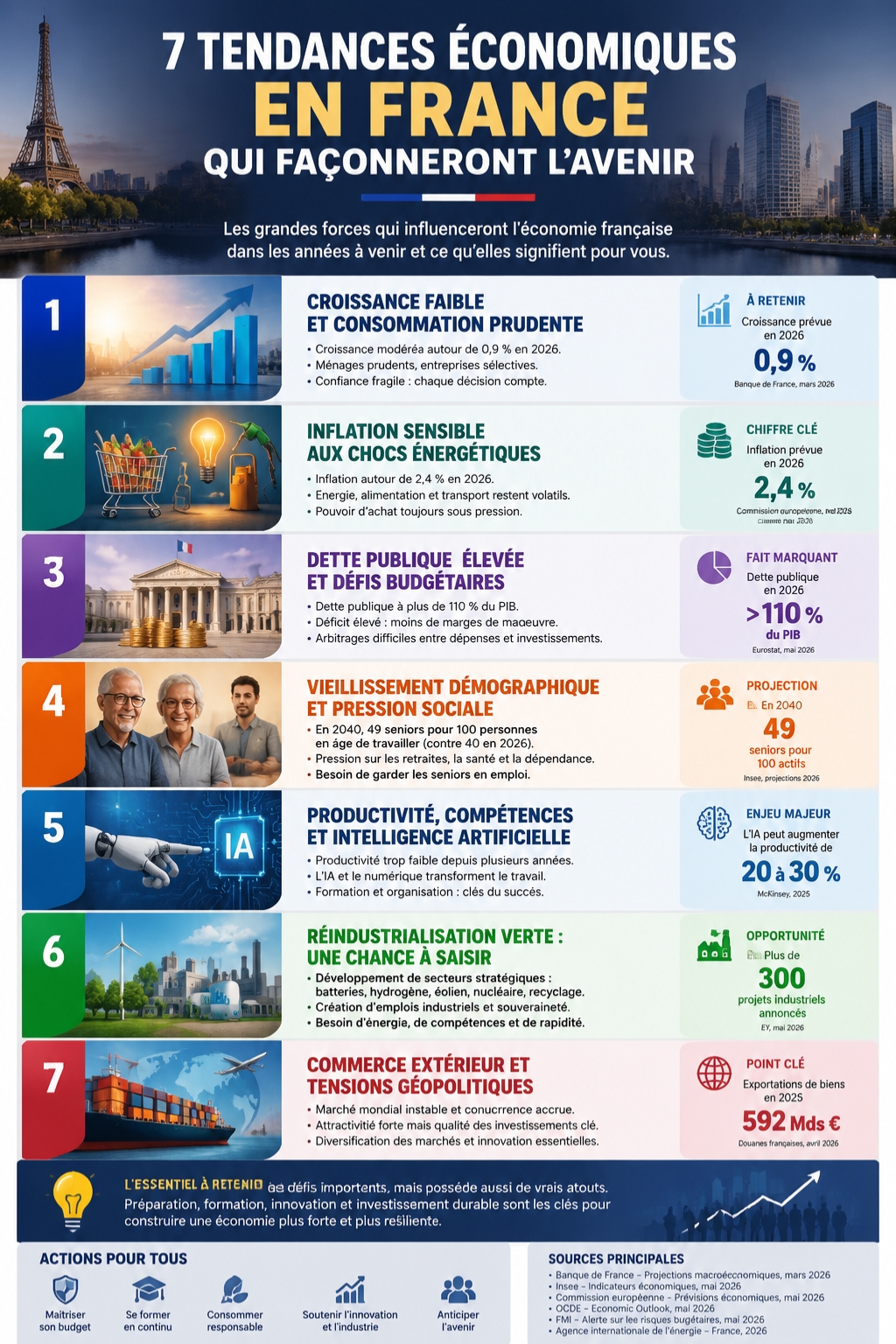 tendances économiques en France