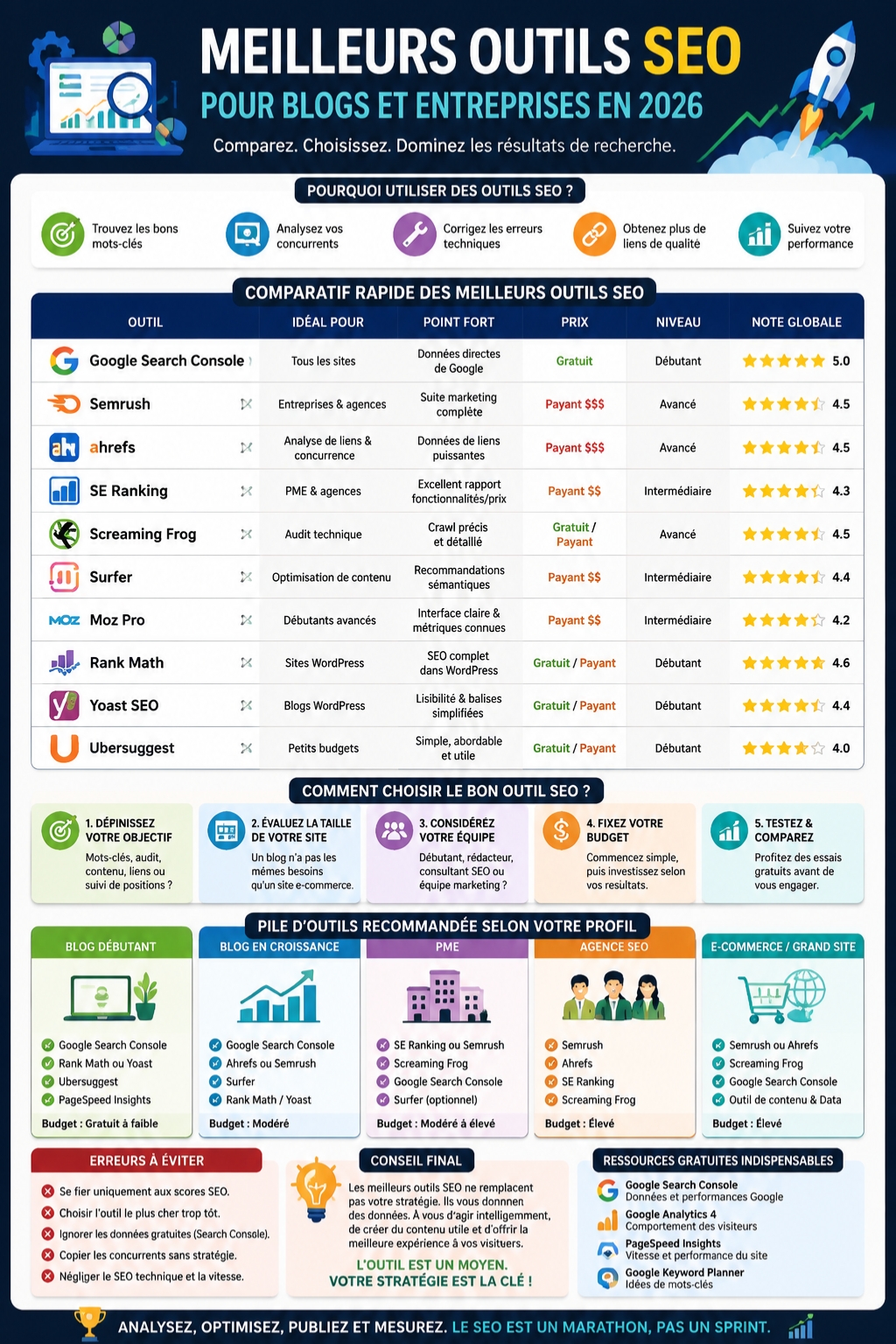 meilleurs outils SEO