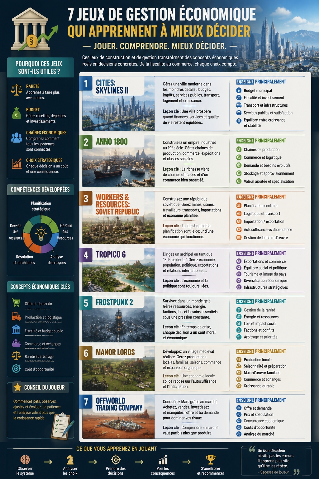 jeux de gestion économique