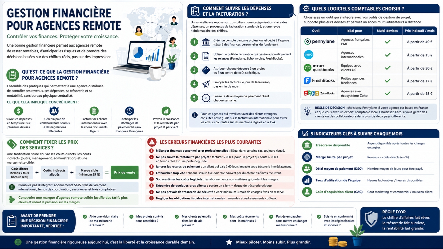 Comment prévoir les revenus d'une agence remote 