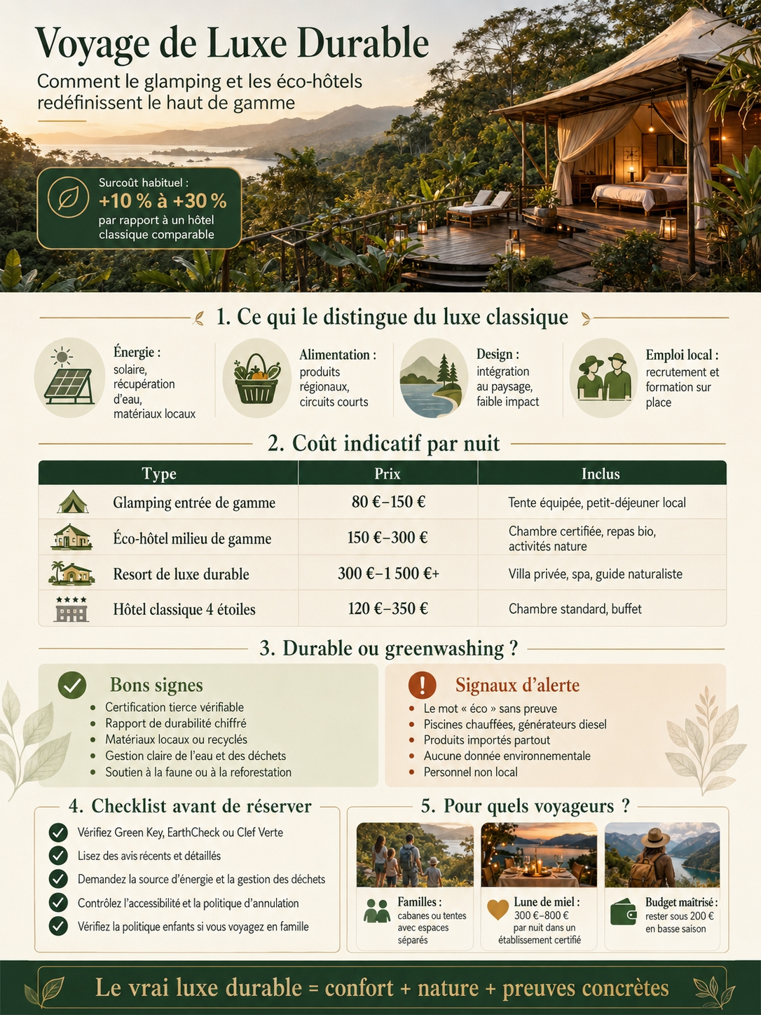 Éco-Resorts de Luxe dans des Lieux Isolés