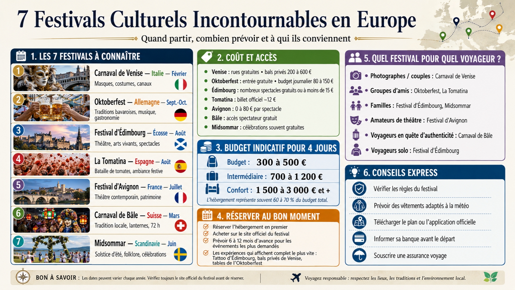 Festivals cachés et pépites méconnues en Europe