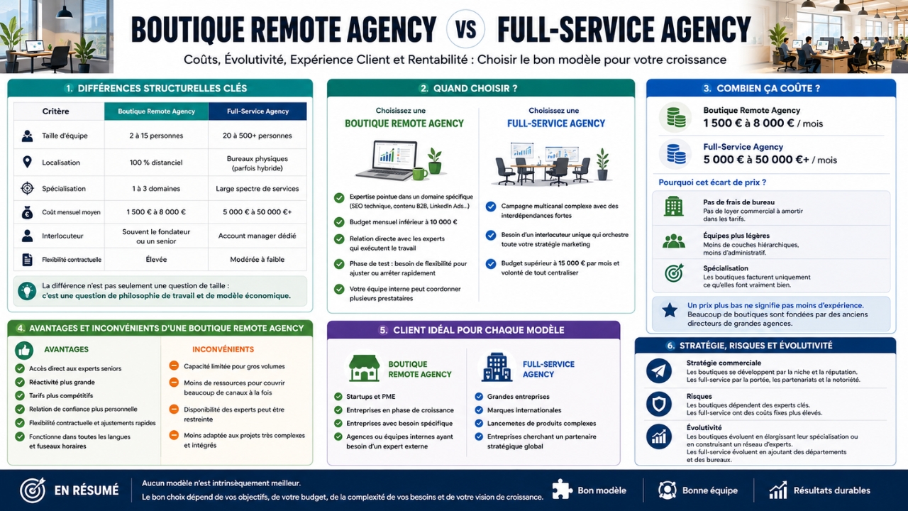 Comment Savoir si Votre Entreprise est Trop Grande pour une Boutique Remote Agency