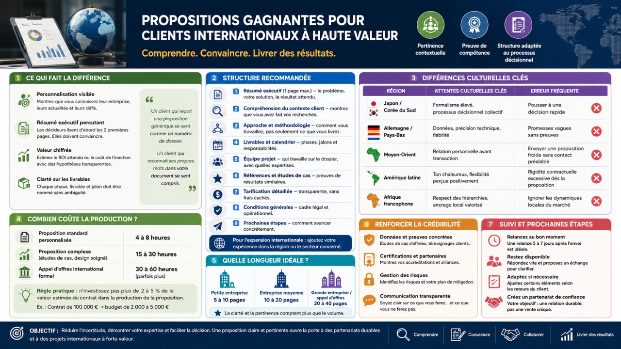 Proposition vs pitch : quelle différence pour les clients internationaux