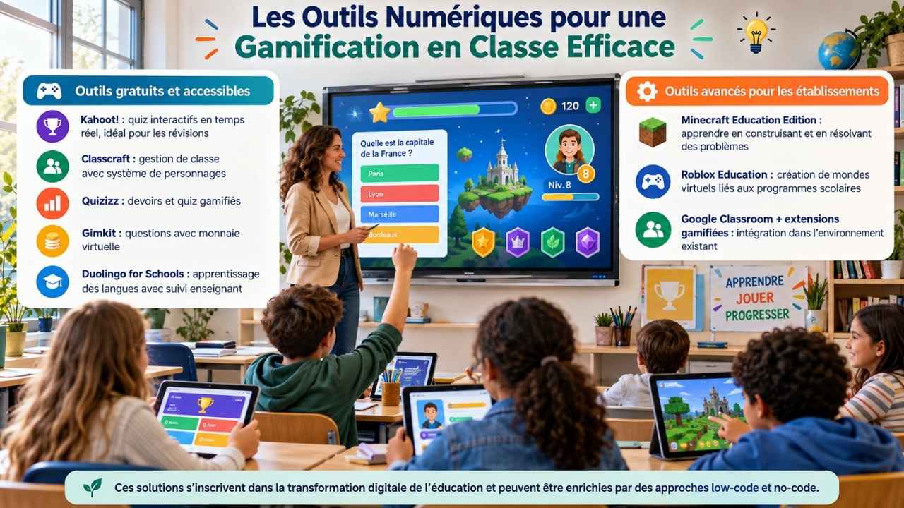 Les Outils Numériques pour une Gamification en Classe Efficace