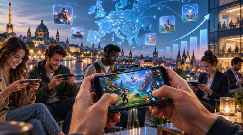 marché du jeu mobile en Europe