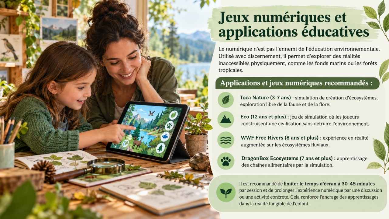 Jeux numériques applications éducatives