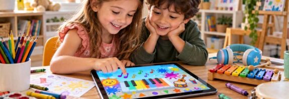 applications de musique et d’arts pour enfants
