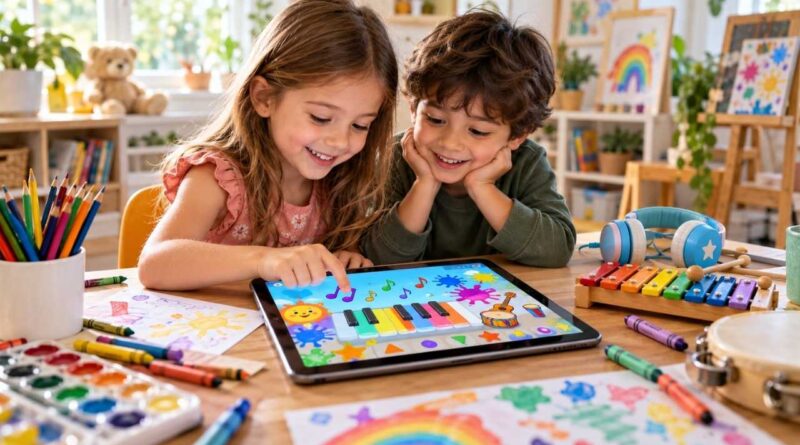 applications de musique et d’arts pour enfants